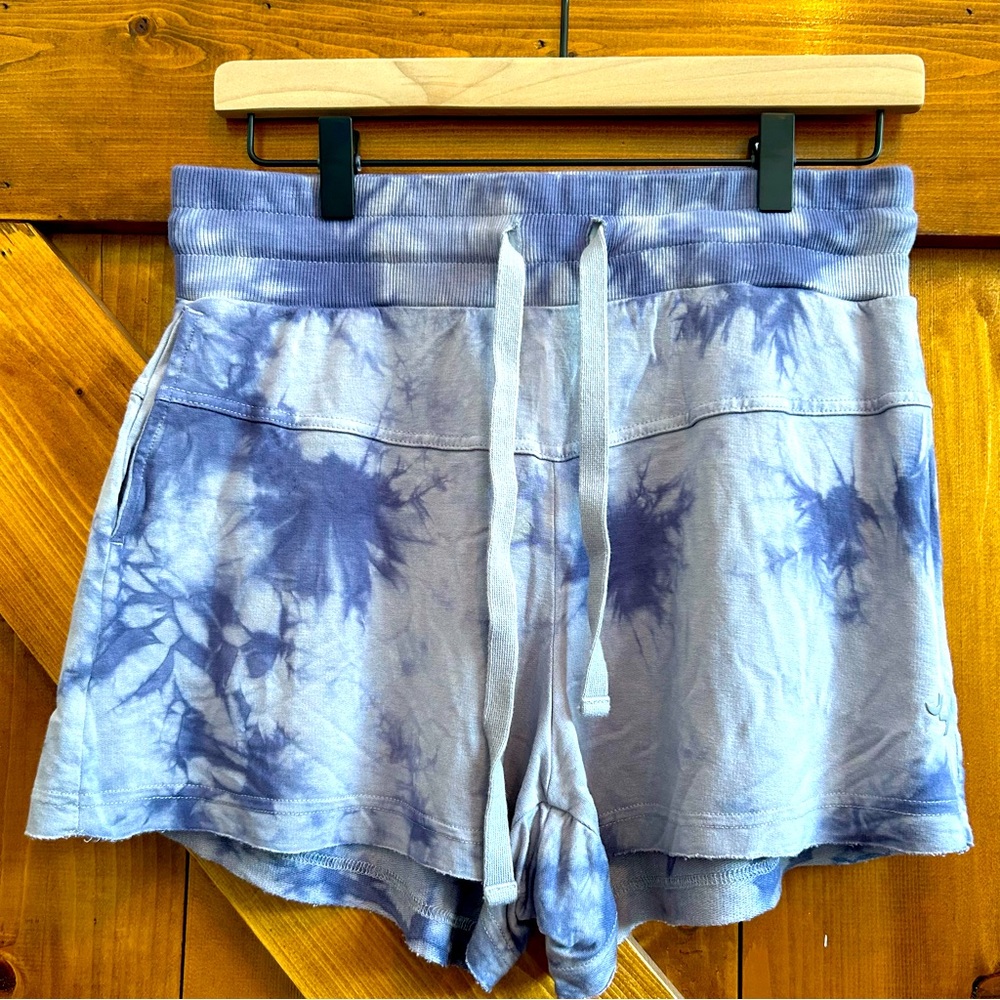 JoyLab Women's Tie Dye Elastic Waist French Shorts